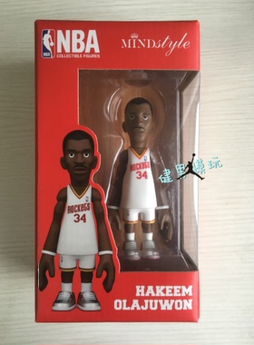 coolrain x mindstyle x NBA 奥拉朱旺 火箭 手办 模型 公仔 人偶