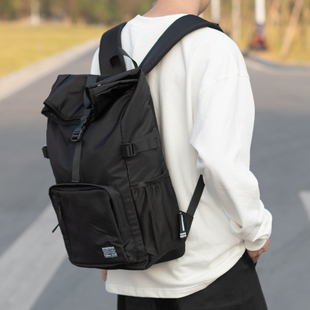 潮流简约旅行背包 青年电脑包学生书包男士 时尚 双肩包大容量日韩版