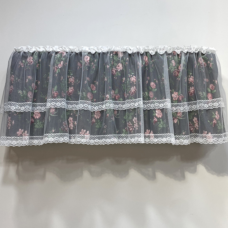 好梦连连空调罩子纯棉挂式防尘罩套田园公主风配套配件