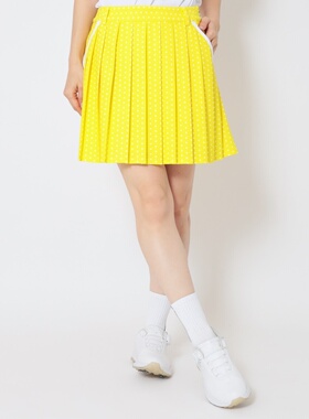 日本26春夏款Callaway卡拉威女士高尔夫服装遮热网眼印花时尚短裙