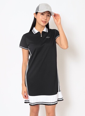日本26春夏Callaway卡拉威女士高尔夫服装凉感遮热拉链时尚连衣裙