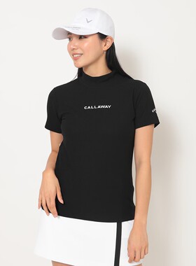 日本代购25秋季卡拉威Callaway高尔夫服装女士短袖T恤polo衫透气
