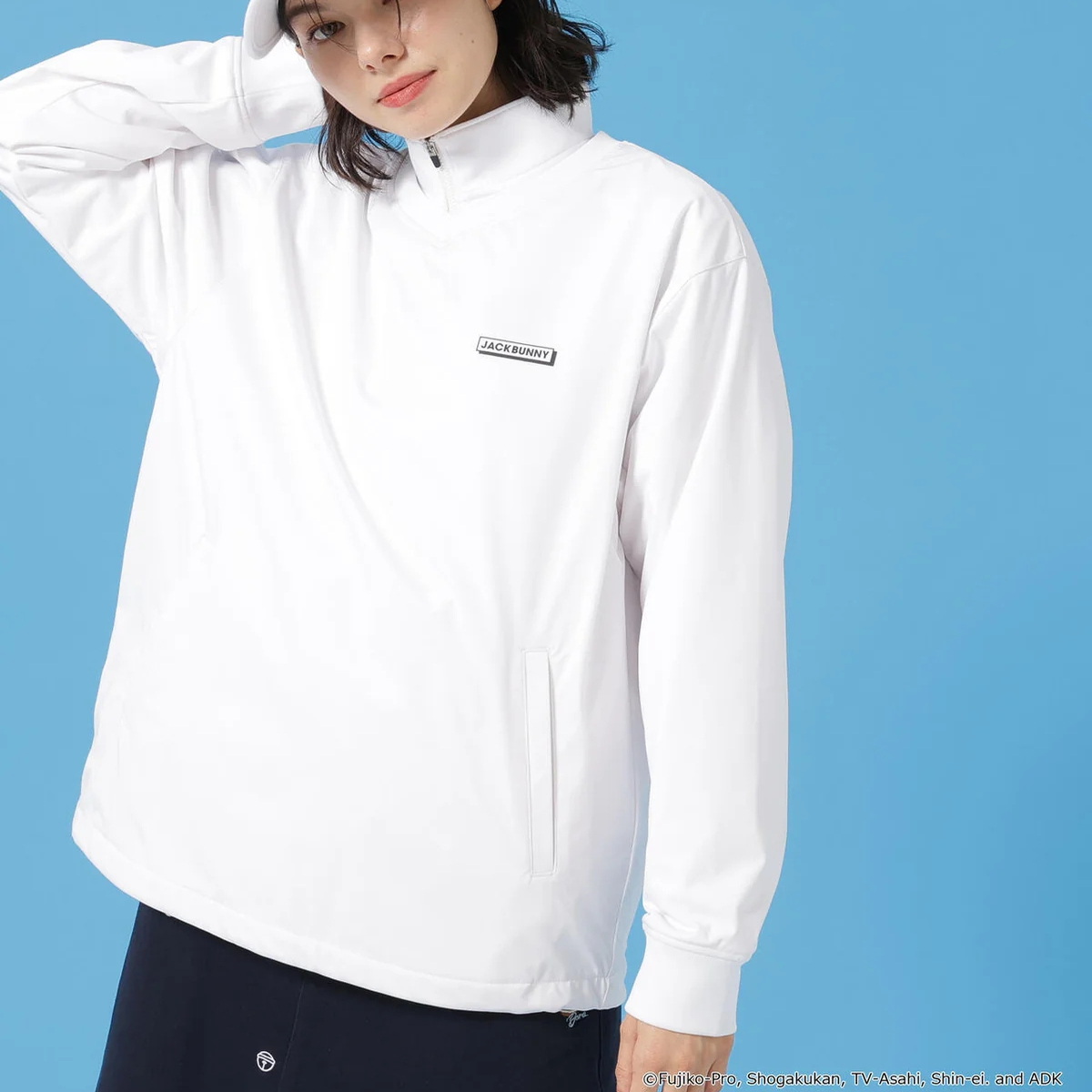 日本25秋冬款jack bunny高尔夫服装女士长袖外套防水夹克哆啦A梦