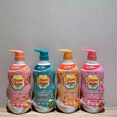 正品泰国Chupachups珍宝珠草莓西瓜香氛沐浴露滋润持久留香550ml