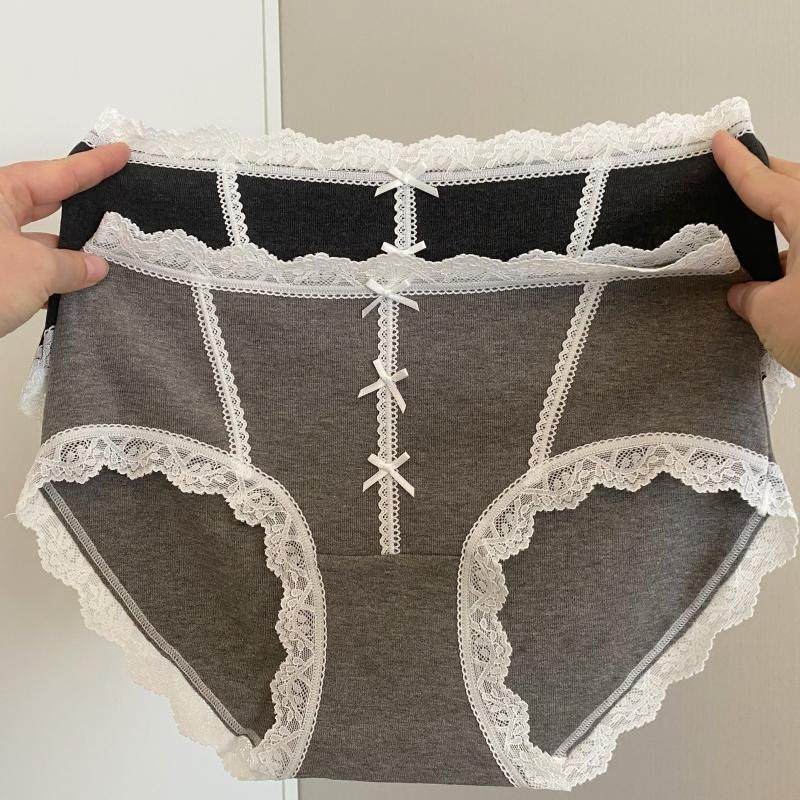 秋冬新款法式气质蕾丝花边软糯加厚棉微磨毛保暖包臀三角内裤女,女士内衣/男士内衣/家居服,女三角裤,淘宝优惠券,粉丝福利购,淘宝优惠卷