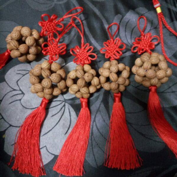 汽车挂件挂饰品野生山桃核车内车载后视镜上车挂包邮