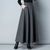 Gray 86cm Long Skirt