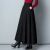 Black 86cm Long Skirt with Pockets