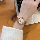 Dinimi告白气球手表女气质真皮轻奢小众防水女士石英2024新款 女表