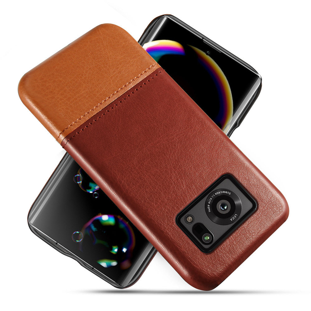 适用于sharp/夏普aquos r6手机壳拼色皮套个性简约保护套硬壳防摔