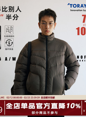 NOFAITH东丽轻暖立领羽绒服男冬季石墨烯防寒服220G充绒短款外套