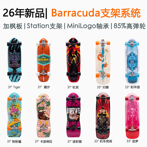 BW陆冲板搭配Barracuda系统