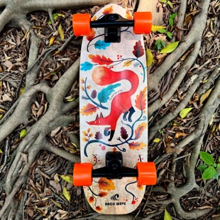 BackWave 29英寸 狐狸 陆地冲浪板 | 超软PU,轻松荡板