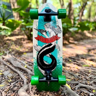 BackWave 29英寸 美人鱼 陆地冲浪板 | 超软PU,轻松荡板