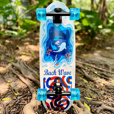 BackWave 29英寸 海底 陆地冲浪板 | 超软PU，轻松荡板