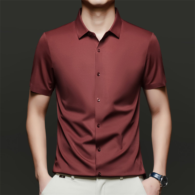 喜爸爸装参加结婚宴礼服公公衬衫