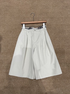 7分休闲裤 欧洲站2026春季 高腰显瘦百搭直筒阔腿裤 欧货时尚 女 新款