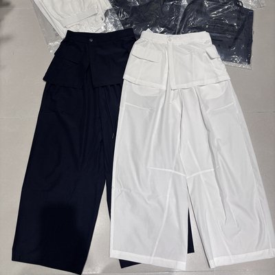 欧洲站2025夏季新款直筒休闲裤