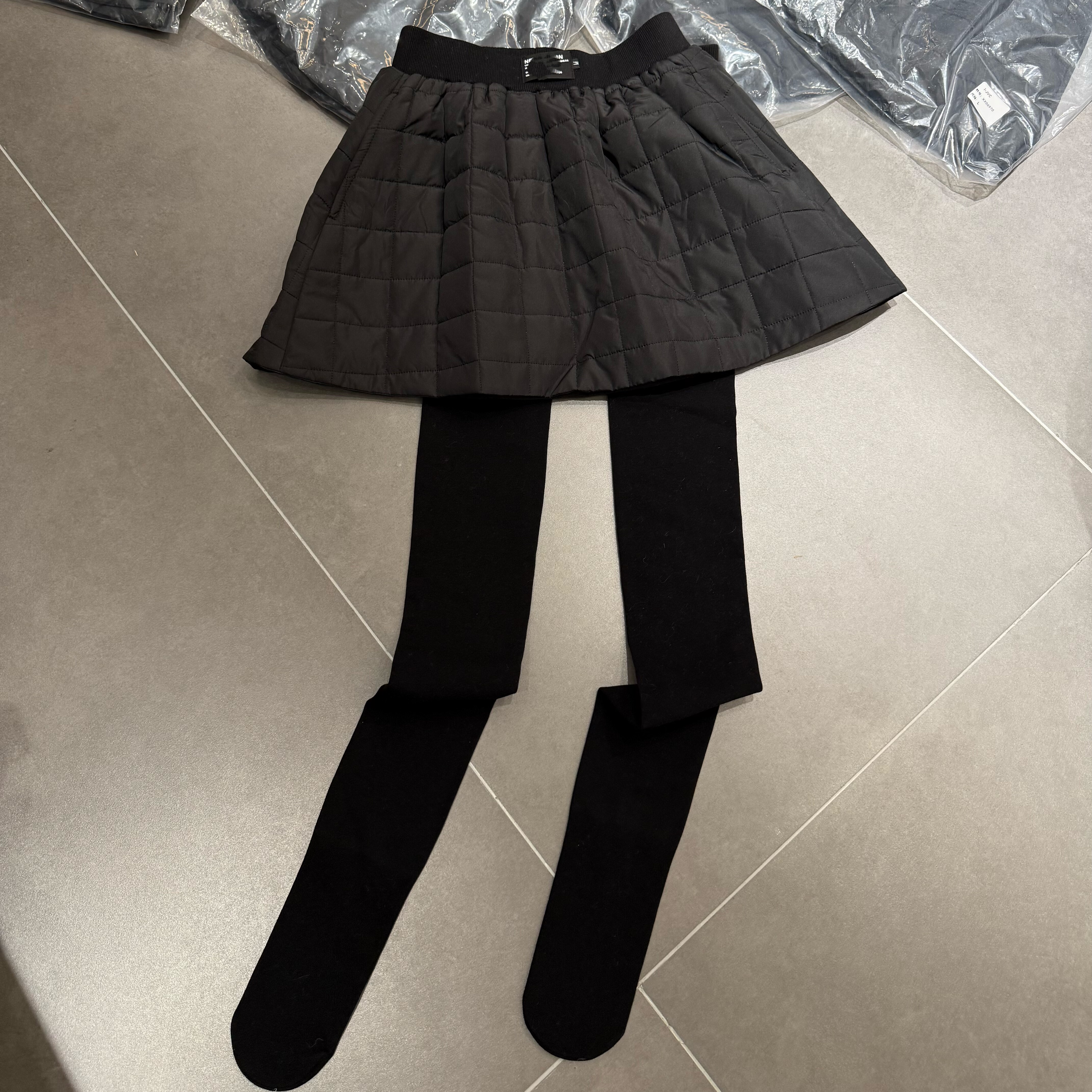 欧洲站冬季新款两面穿显瘦短裙