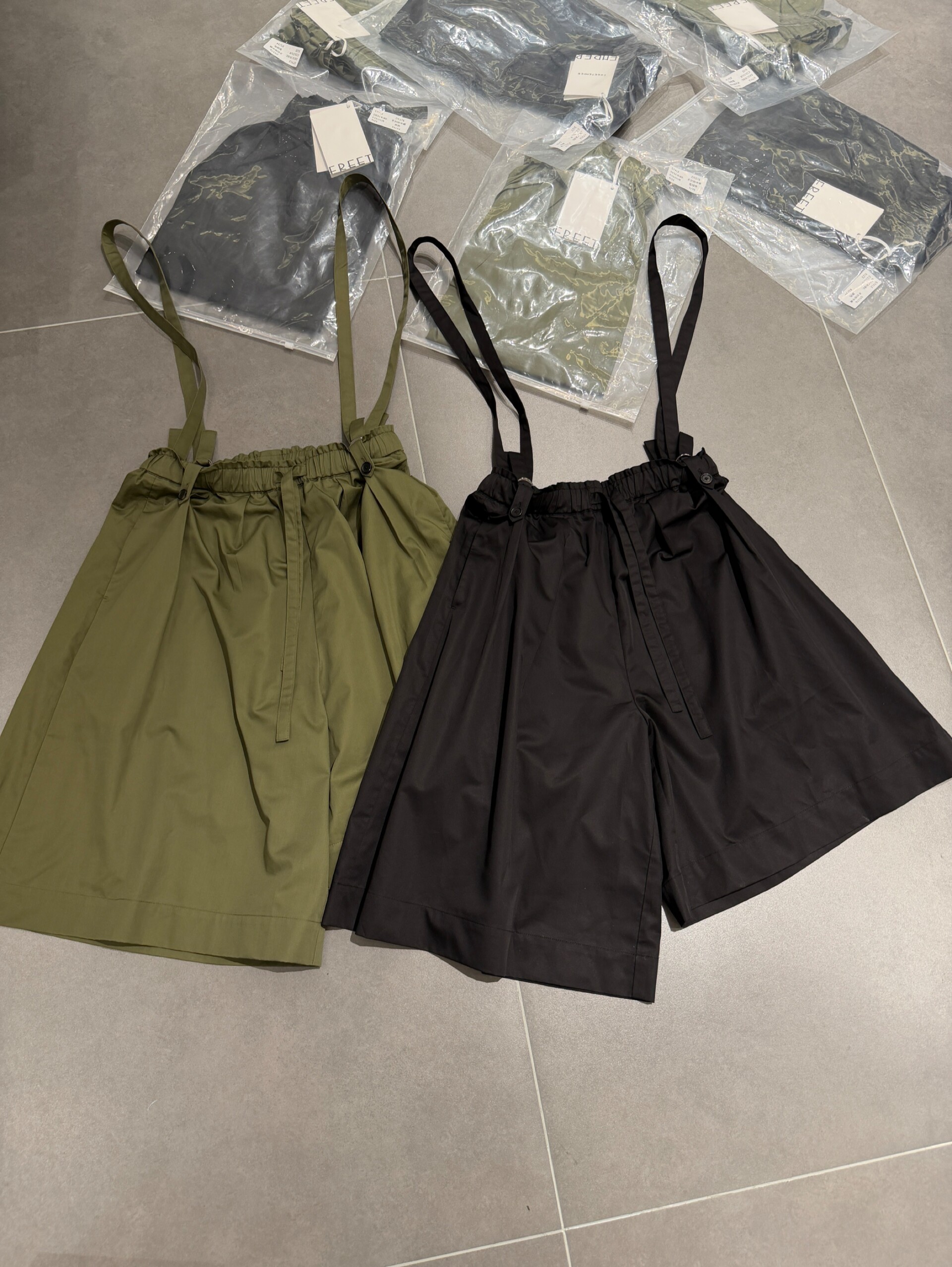 欧洲站2026春夏新款欧货时尚百搭显瘦休闲设计款短裤背带连体裤