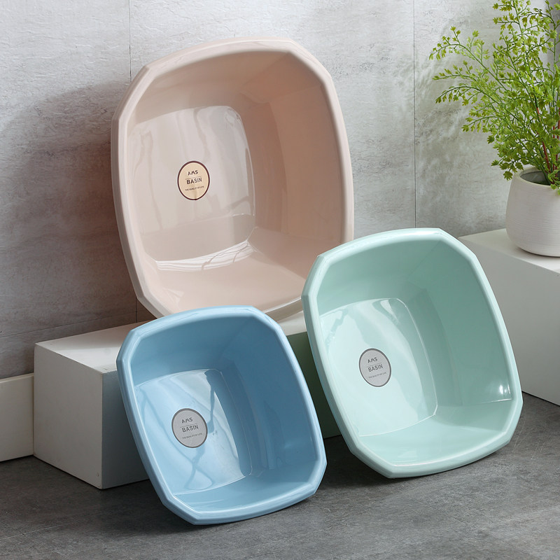 创意脸盆家用加厚婴儿洗脸盆可爱少女学生宿舍洗衣盆大小号塑料盆