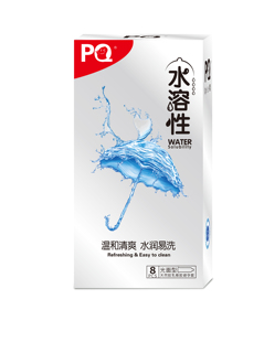 海氏海诺PQ水溶性避孕套8只装
