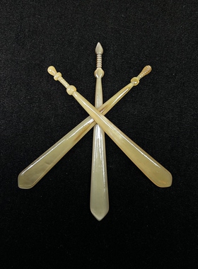 5/一物一拍非遗福州三把刀牦牛清代复原三刀簪三条簪拍摄写真饰品