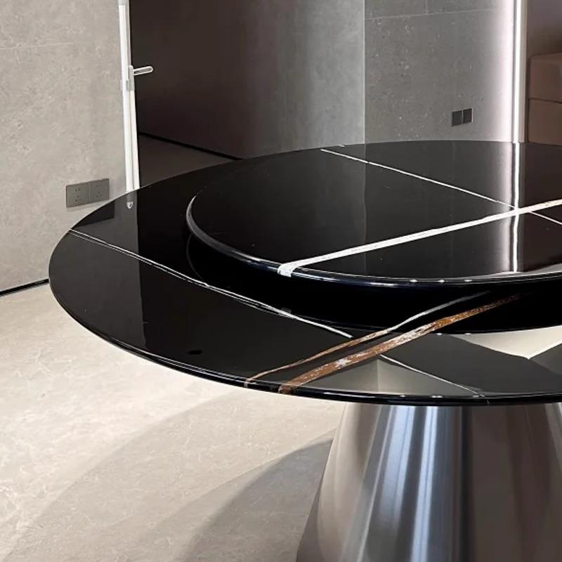 进口黑白根天然奢石餐桌