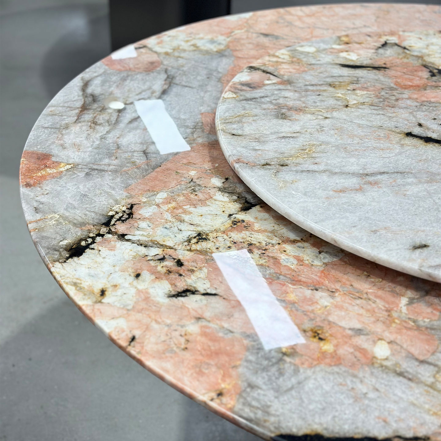 纯天然进口粉钻潘多拉奢石圆桌