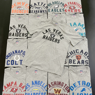 美单橄榄联盟印花圆领短袖健身跑步宽松嘻哈T恤投篮服 有加肥大码