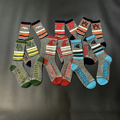款14 NCAA 加厚毛巾底 街舞滑板篮球袜足球袜中长筒运动袜子