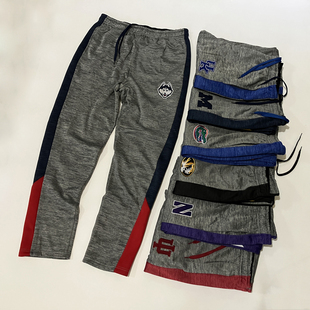 男潮裤 刺绣NCAA哈士奇密歇根 收腿运动裤 篮球裤 跑步健身运动长裤