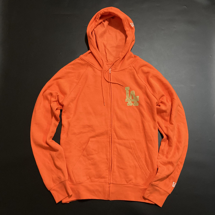 STYLE 1 US SINGLES BASEBALL LEAGUE DODGER ZIPPER SPORTS SWEATSHIRT MENS AND WOMENS RUNNING FITNESS LARGE SIZE LOOSE HOODED COAT