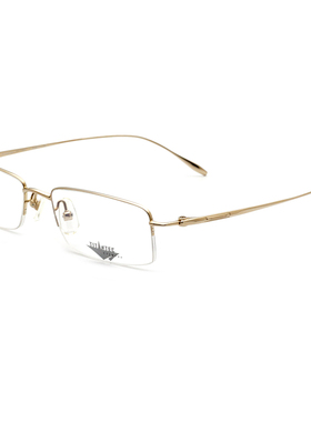 TITANTEC泰坦钛克眼镜架男商务半框近视眼镜框光学镜钛架TF-1082