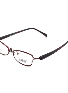 sandwich三文治女士时尚近视眼镜架纯钛超轻半框商务镜框配镜S706