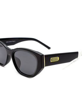 明治太阳镜 新款KHDESIGN男女时尚猫眼款优雅舒适防晒墨镜 K2636