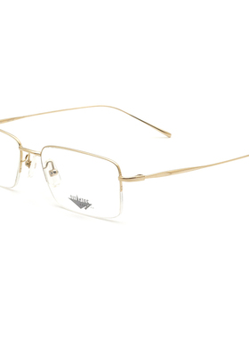 TITANTEC泰坦钛克近视眼镜框男女款商务休闲时尚半框钛架TF-1742