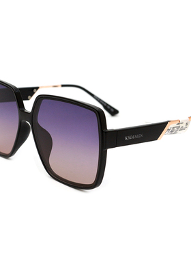 KHDESIGN/明治 2024新款方框女款时尚太阳眼镜开车大框墨镜K2215