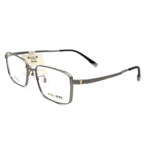 Jeep吉普大先生眼镜框男大码方框商务眼镜架钛架可配有度数T5049T
