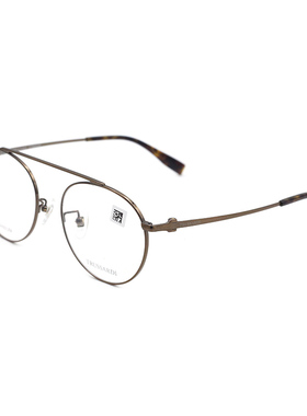 TRUSSARDI杜鲁萨迪眼镜架时尚钛材圆形男女款轻近视镜框VTR271FS