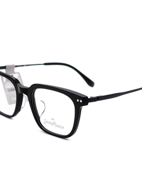 SANTAMONICA圣曼尼加眼镜框女男款百搭全框眼镜架大脸显瘦SM51017