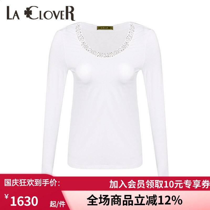 LaClover长袖外穿打底衫上衣
