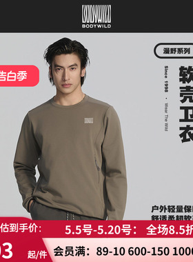 【春季新品】BODY WILD荒野复兴系列_中性圆领抓绒卫衣ZBN81BP1A