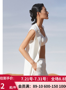 AIMER·CHUANG穿梭2系列双面布翻驳领马甲外套CA810462