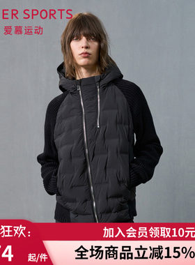 跑步带帽拉链短款羽绒服外套
