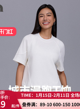 AIMER MOVE/爱慕运动CityRunning女士夏季短圆领短袖T恤MOTP0018