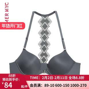 aimer NYC爱慕WILLIAMSBURG威廉斯堡3/4加厚前扣光面文胸AN110111