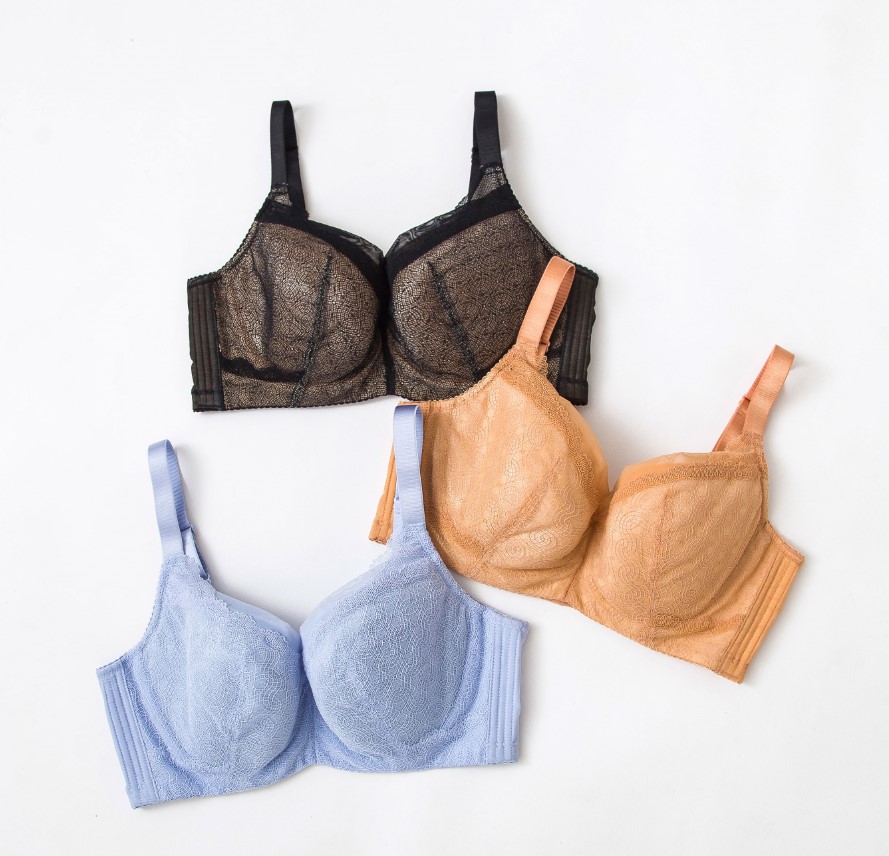 新款有钢圈无海绵薄款调整文胸