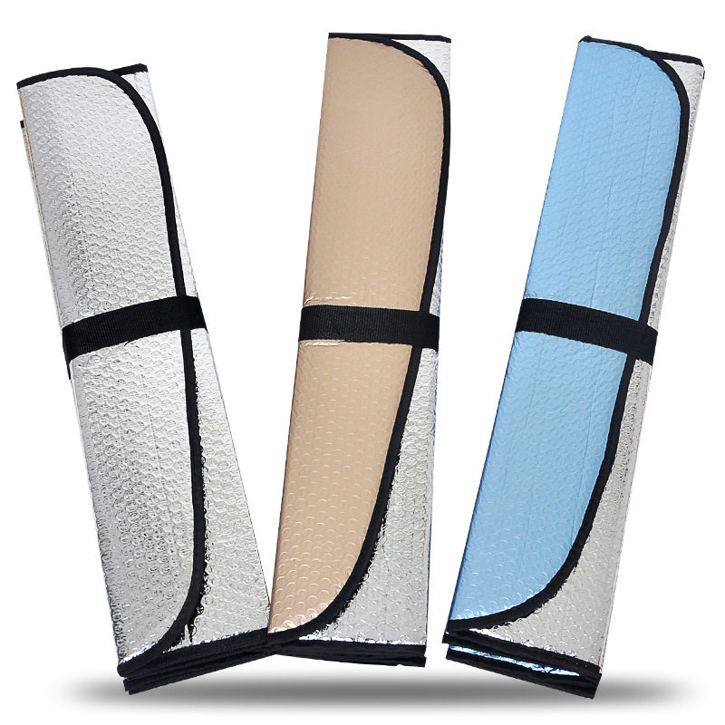 五层加厚防晒汽车遮阳挡前窗太阳挡铝箔隔热车用挡光板遮阳板通用