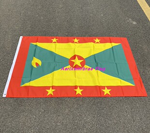 4号世界各国旗帜 涤纶布90x150格林纳达国旗 Grenada Flag